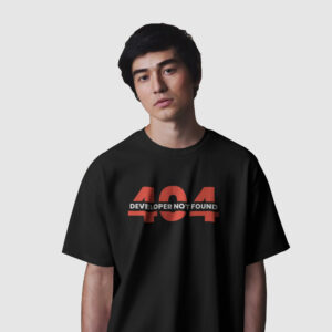 404 Developer Not Found Oversized T-Shirt