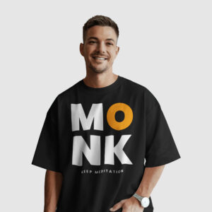 MONK Oversized T-Shirt – Keep Meditation