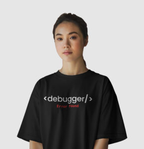 Debugger – Error Found Oversized T-Shirt