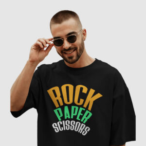 Rock Paper Scissors Oversized T-Shirt
